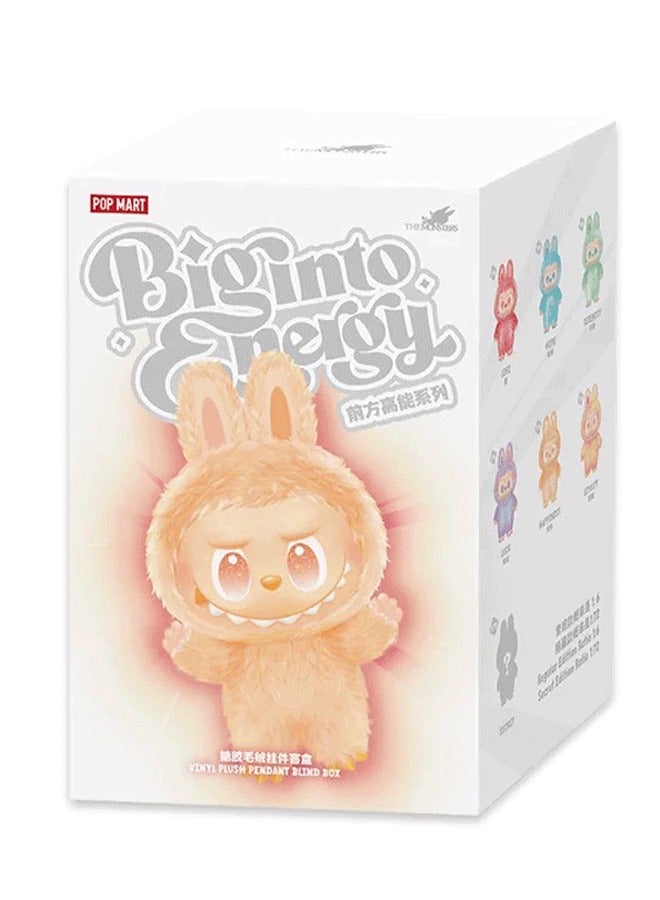 Pop Mart x Momiji 100% Authentic Labubu The Monsters Big into Energy Series Vinyl Plush Pendant Single Blind Box - Image 1