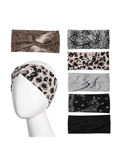 6 Pack Wide Headbands for Women Non Slip Twist Hair Bands Short Fashion Summer Accessories