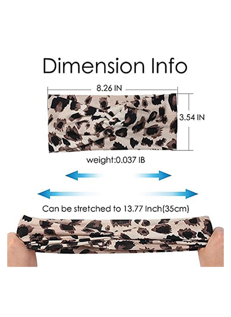 SYOSI - 6 Pack Wide Headbands for Women Non Slip Twist Hair Bands Short Fashion Summer Accessories - Image 1