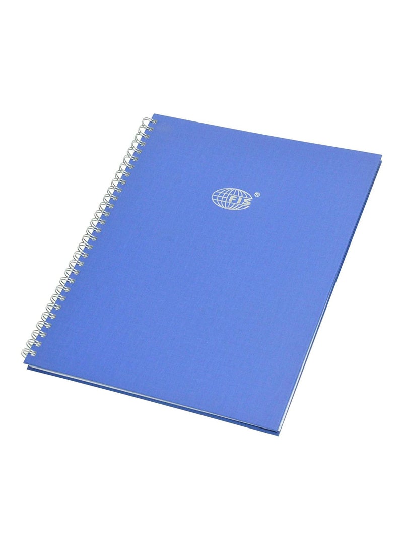 FIS كتب مخطوطات FIS، خطوط مربعة مقاس 5 مم مع حلزون، 96 ورقة، 2 كراسة، مقاس 10 × 8 بوصة - FSMN182Q5MSB - Image 1