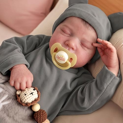 JIZHI Reborn Baby Dolls Boy 20 Inch Cute Soft Realistic Newborn Baby Doll with Poseable Body Real Life Baby Dolls with Accessories for 3 Year Old Gifts Pretend Play - Image 5