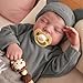 JIZHI Reborn Baby Dolls Boy 20 Inch Cute Soft Realistic Newborn Baby Doll with Poseable Body Real Life Baby Dolls with Accessories for 3 Year Old Gifts Pretend Play - Image 3