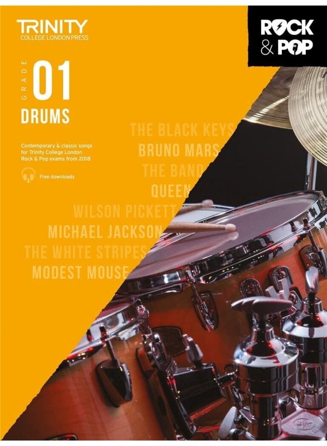 Trinity College London Rock & Pop 2018 Drums Grade 1 - Image 1