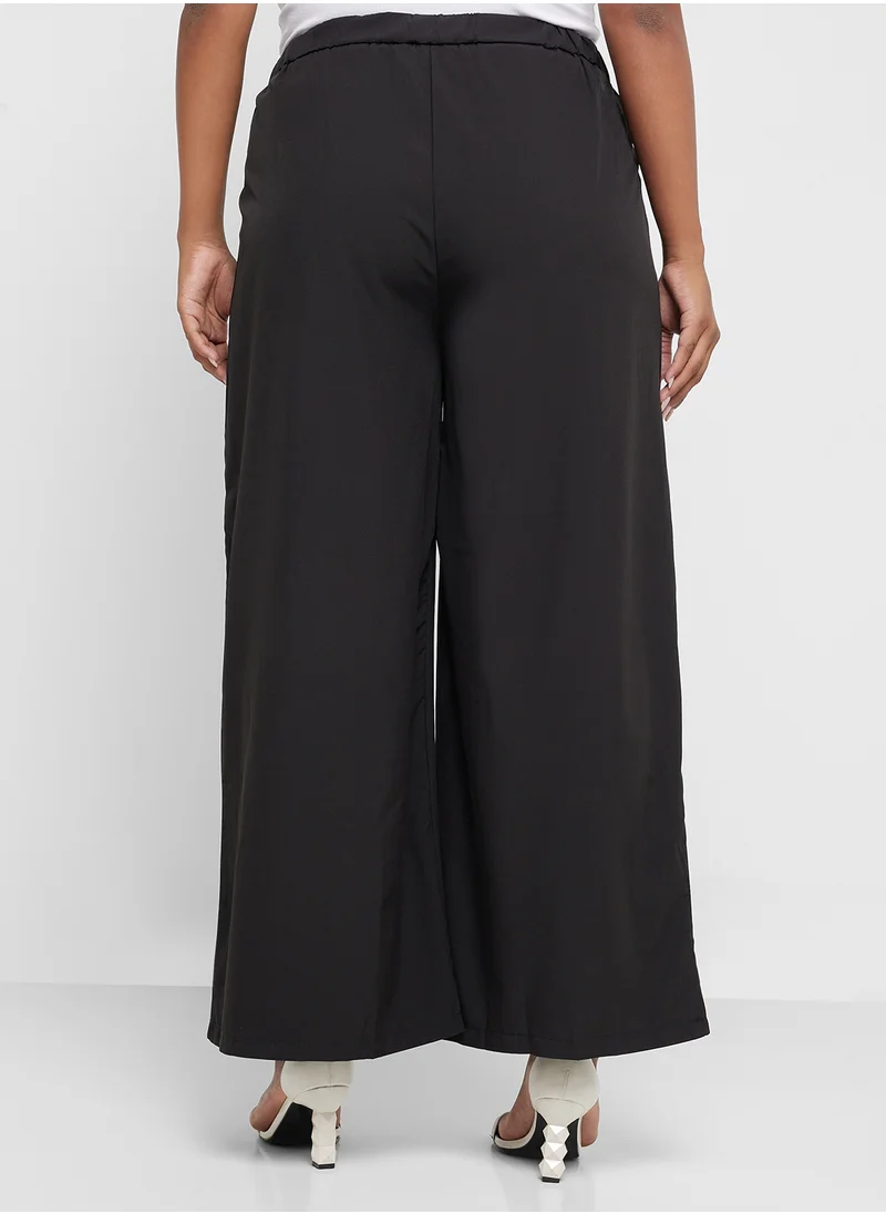ايلا بلس High Waisted Wide Leg Pants