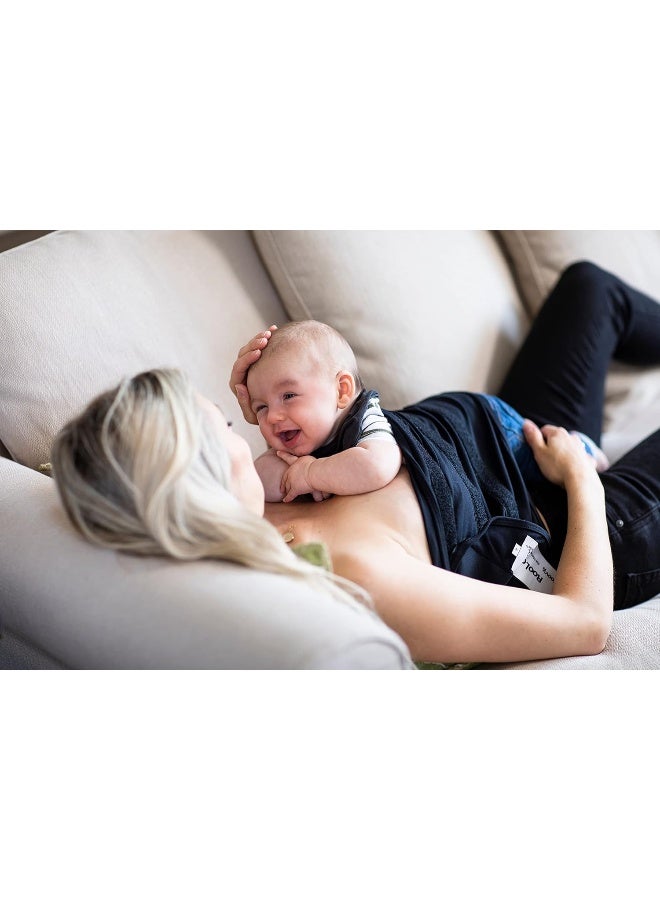 جوفي RooLoop Breastfeeding, Skin-to-Skin and Belly Support Band, Size A, Black - Image 2