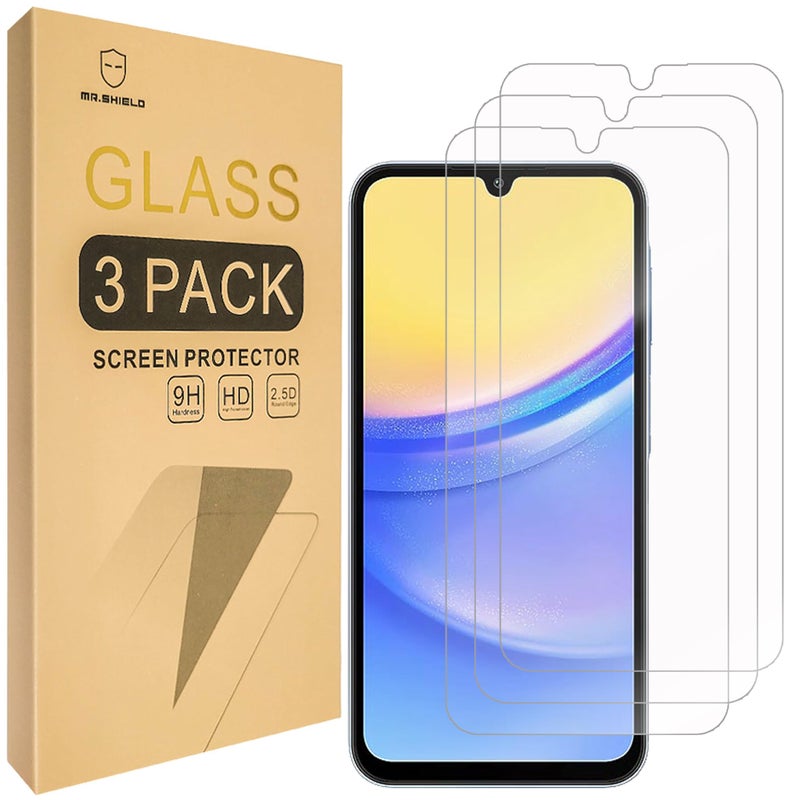 Mr Shield Mr.Shield Screen Protector compatible with Samsung Galaxy A16 5G / Galaxy A16 4G LTE [Tempered Glass] [3-Pack] [Japan Glass with 9H Hardness] - Image 1
