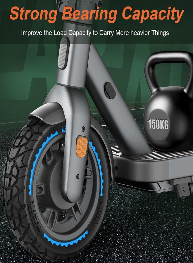 BANGTING 2PCS 60/70-6.5 Scooter Tire Tubeless - 10x2.50 Front or Rear Replacement Puncture-Proof Solid Tires, 10x2.50-6.5 Airless Off-Road Tire for Segway G30/G30D/G30LP/G30D II (Blue) - Image 4