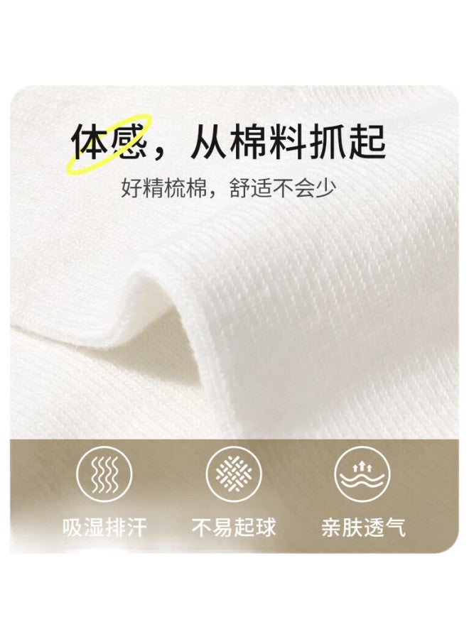 Barbie Girls' Socks, Children'S Spring And Autumn Cotton Socks, Girls' White Short Socks, Baby Boys' Student Socks, Kids' Preppy Style White Socks - Image 2