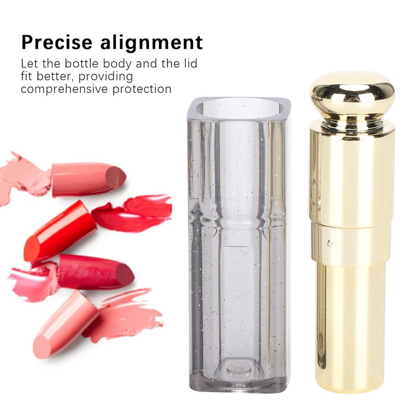 DIY Lipstick Tube, 10pcs/set Lipstick Empty Tube DIY Lip Balm Refillable Container Handmade Lip Balm Bottles Packing ABS Cosmetic Tool - Image 3
