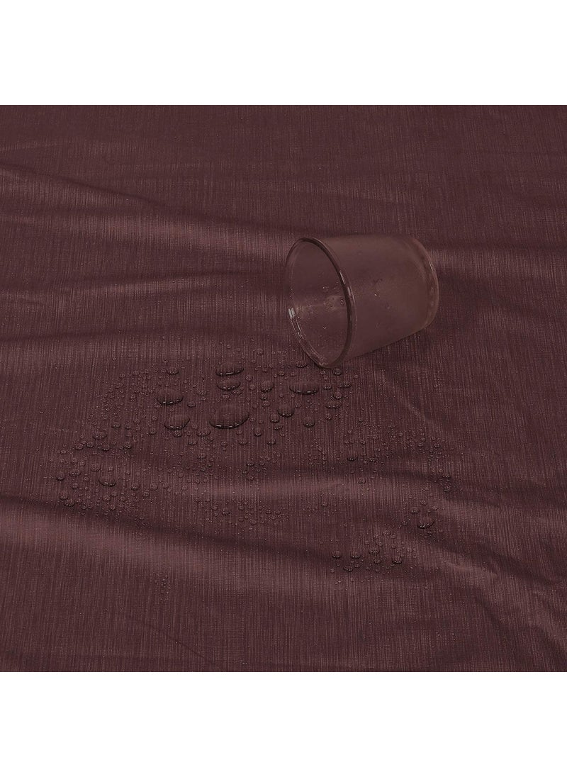 NORTH FIELD North Field Waterproof Plastic Mattress Protection Sheet for Baby and Adult Poly Plastic Rubber Double Bed Sheet Double BedKing Size 72 x 75 Inch Dark Brown  - Image 3