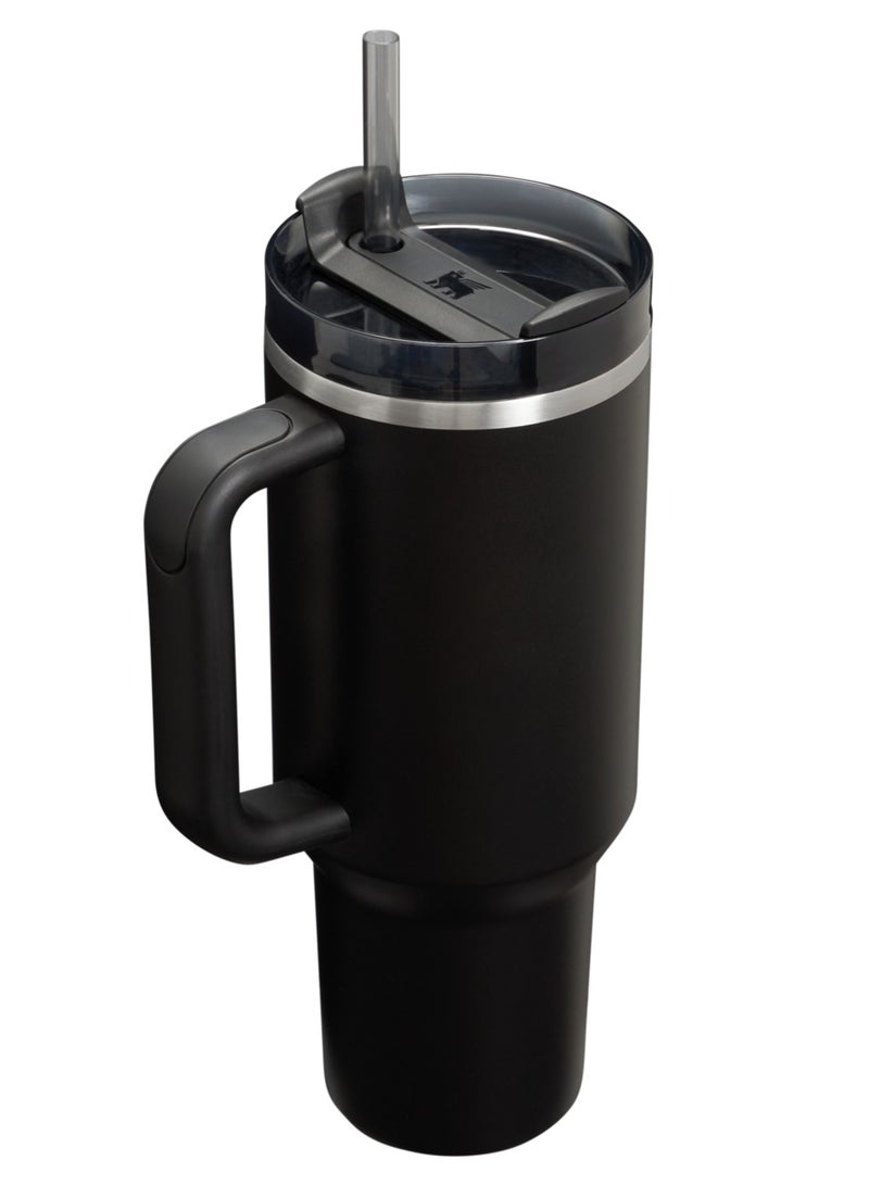 Stanley Replacement Lid for 40 oz Quencher H2.0 FlowState Tumbler (Black) - Splash-Resistant Cover - Image 2