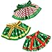 JOYIN 3 Pcs Christmas Skirts for Doll Xmas Green Santa Clothing Dance Dress Accessories Set for Christmas Decorations and Specials - Image 3