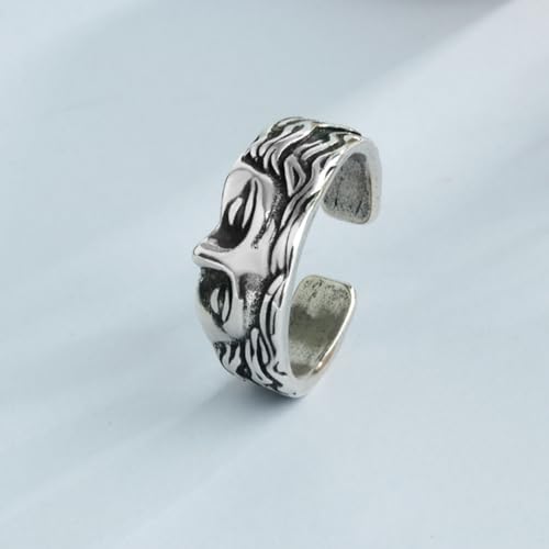 OIDIMS Vintage Venus Half Face Ring For Women Men Adjustable Personalized Open Wrap Knuckle Finger Band Rings Thumb Fashion Unique Jewelry Gift - Image 4