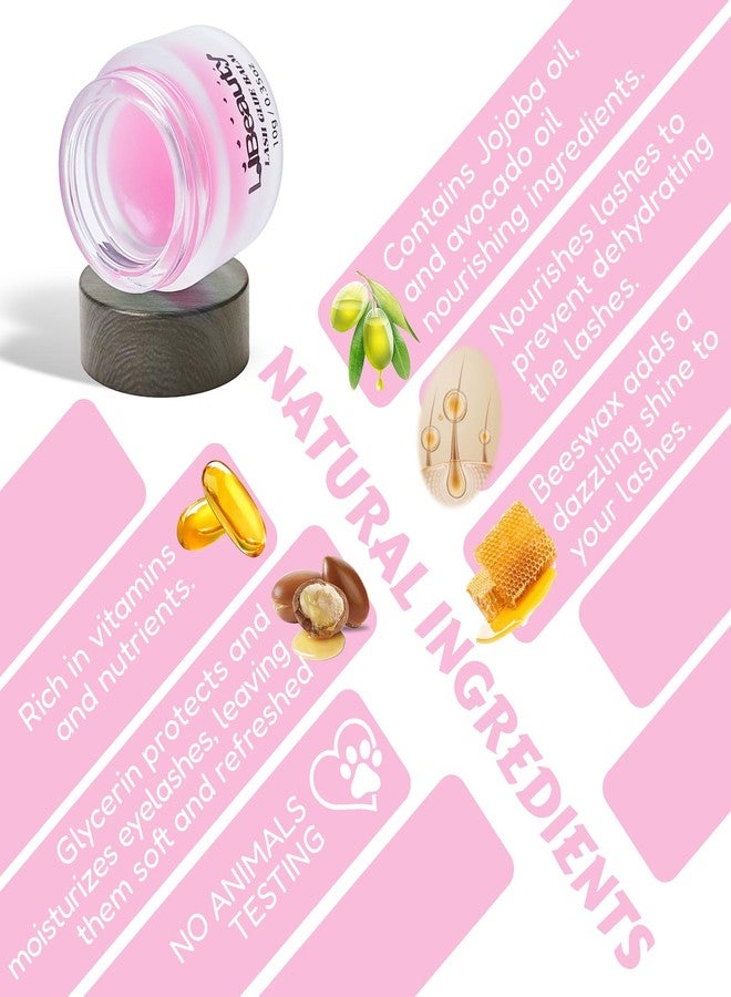 لي بيوتي بلسم لاصق لرفع الرموش من ليبيوتي، لاصق قوي لرفع الرموش، تركيبة لطيفة حديثة، بلسم لاصق لتجعيد الرموش والحواجب، جل لتصفيف الحواجب، 10 غ/0.35 أونصة - Image 2