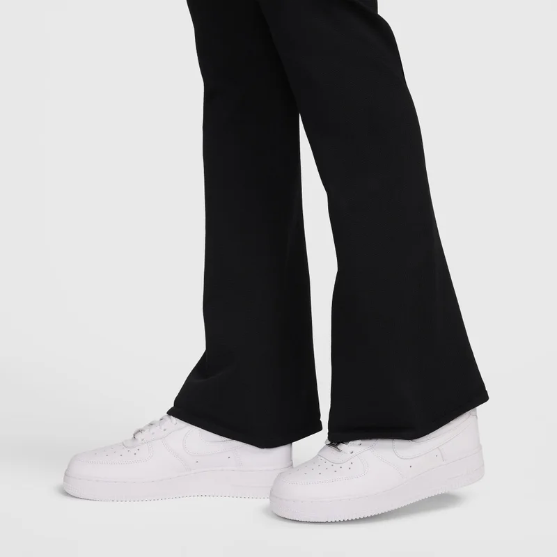 Nike Black Women's Sportswear Chill Knit Flared Pants for Women | Best Price UAE