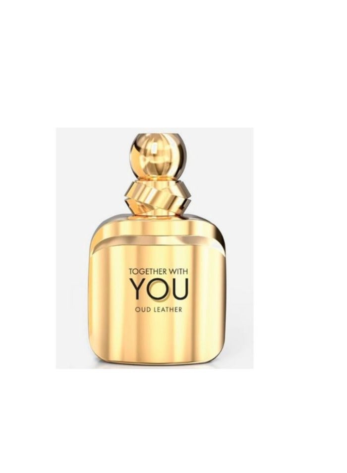 ميرادا عطر ويذ يو عود ليذر للرجال، عطر 100 مل - Image 2