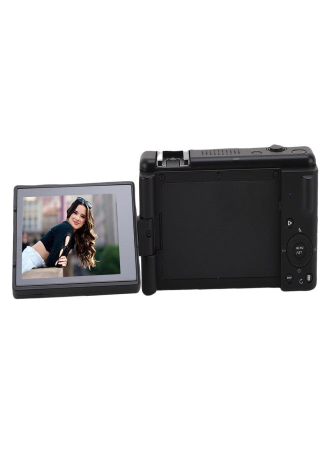 كاميرا رقمية 5K للتصوير 80MP HD 18X زوم رقمي كاميرا بدون مرآة مع شاشة قابلة للطي بحجم 2.8 بوصة فلاش LED للسفر باللون الأسود - Image 3