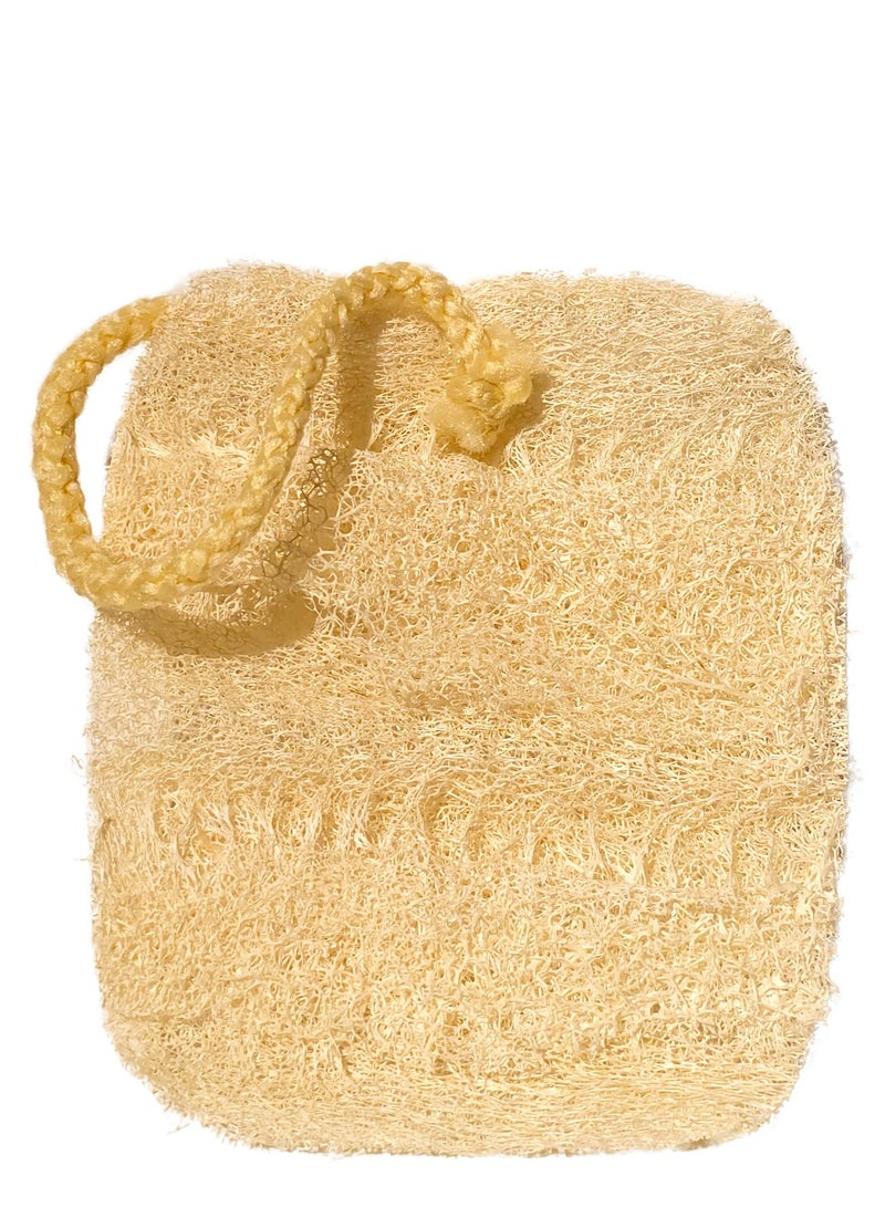 Veluora Organic Natural Loofah Bath-Recta, Eco-Friendly Natural Body Exfoliator, Shower Scrubber for Soft & Healthy Skin For Family - Image 3