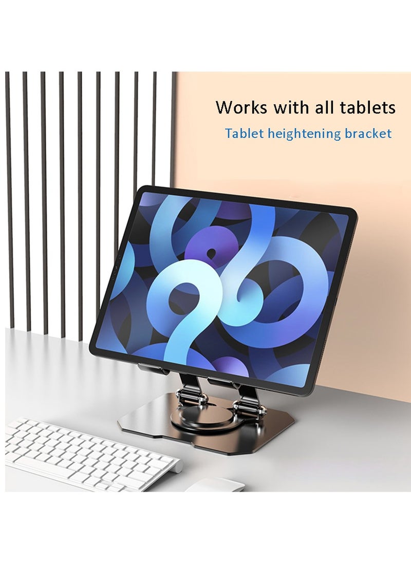 Super ZYouth Laptop Stand, Computer Stand, 360° Rotatable and Foldable, Height Adjustable, Suitable for Mobile Phones, Computers, and Other Devices, Black  - Image 2
