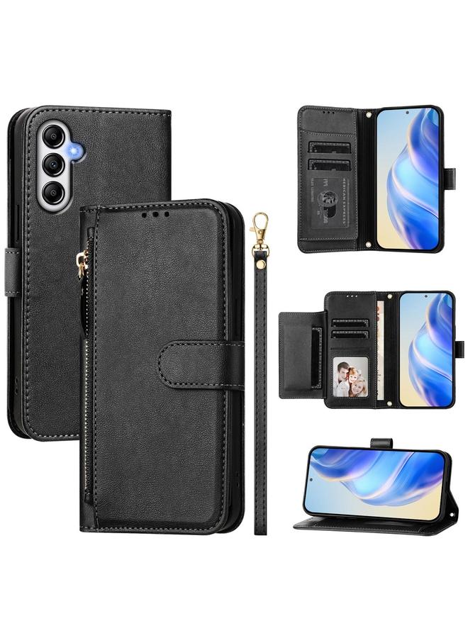 S-TOP Case For Samsung Galaxy A14 5G / 4G Multi-Card Slots Zipper Wallet Leather Phone Case - Image 1