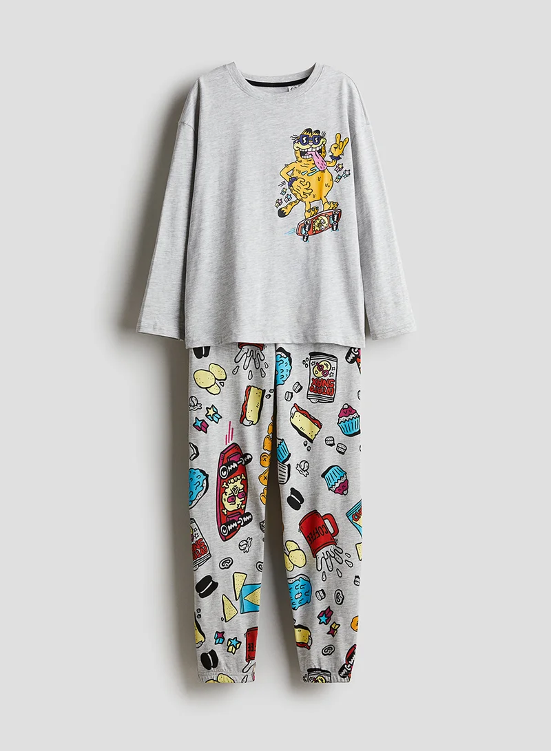 اتش اند ام Printed Cotton Pyjamas