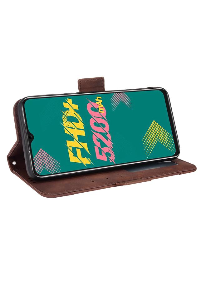 S-TOP Case For Infinix Hot 11 Skin Feel Calf Pattern Leather Phone Case - Image 5