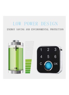 Y&D Drawer Lock Fingerprint Password 2 in 1 Cabinets Smart Keyless Electronic for Wardrobe Cabinet Box  - Image 4