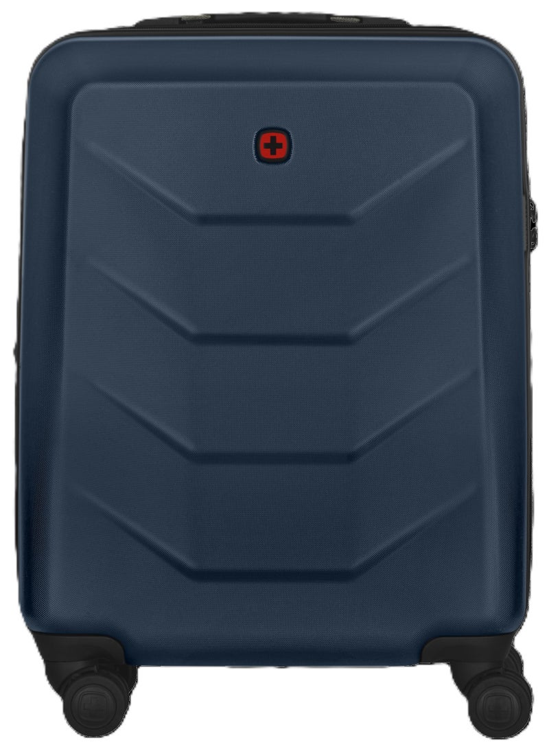 Wenger Prymo 55 Cm 4-Double Wheeled Expandable Hardside Cabin Luggage Trolley - Blue - Image 2