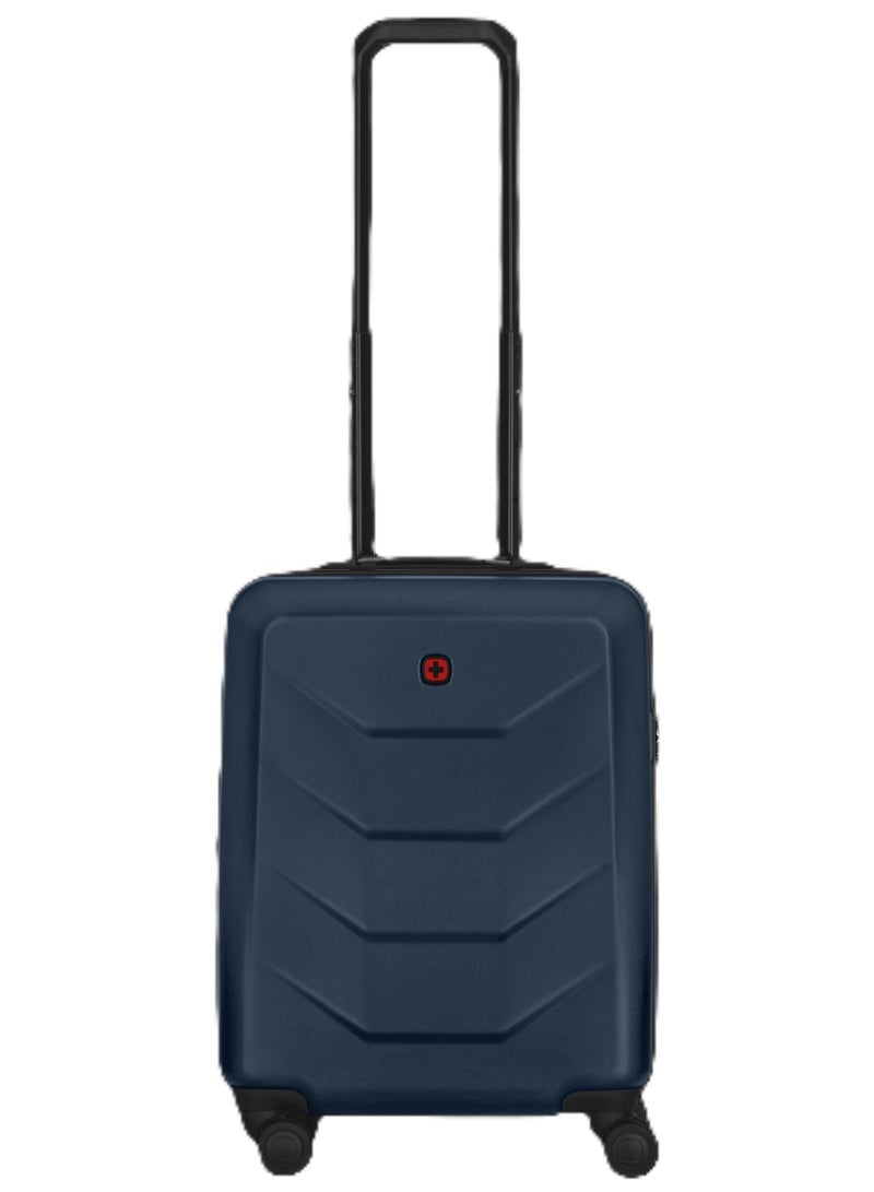 Wenger Prymo 55 Cm 4-Double Wheeled Expandable Hardside Cabin Luggage Trolley - Blue - Image 1