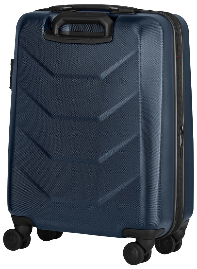 Wenger Prymo 55 Cm 4-Double Wheeled Expandable Hardside Cabin Luggage Trolley - Blue - Image 3