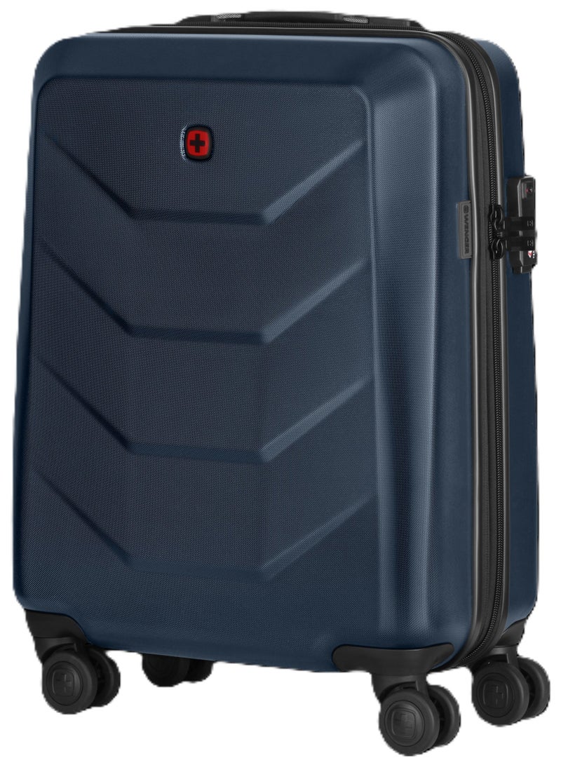 Wenger Prymo 55 Cm 4-Double Wheeled Expandable Hardside Cabin Luggage Trolley - Blue - Image 5