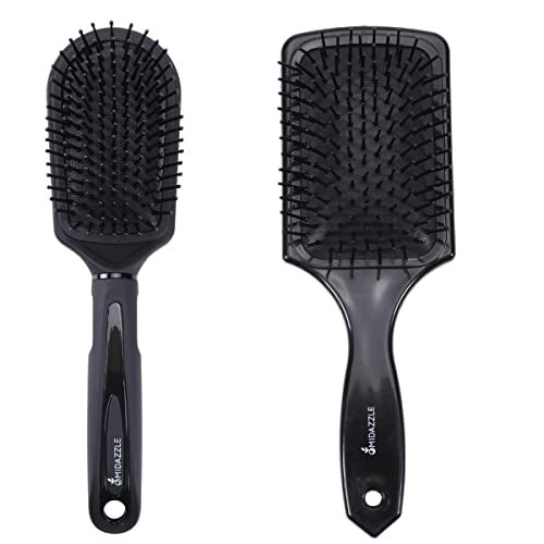 Omidazzle Midazzle Premium Cushioned & Paddle Hair Brush for Men & Women - Pack of 2 (HB3-11) - Image 1