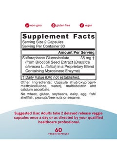jarrow formulas Broccomax 35 Mg Broccoli Seed Extract 60 Delayed Release Veggie Capsules 30 Servings Supports Healthy Cell Replication & Liver Health Dietary Supplement Gluten Free  - Image 5
