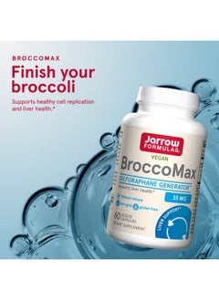 jarrow formulas Broccomax 35 Mg Broccoli Seed Extract 60 Delayed Release Veggie Capsules 30 Servings Supports Healthy Cell Replication & Liver Health Dietary Supplement Gluten Free  - Image 4