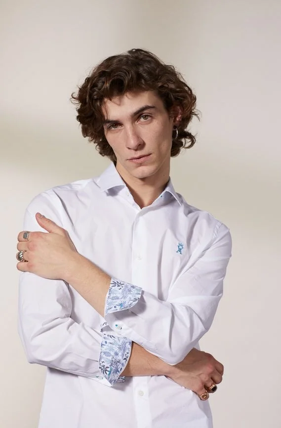 Vicomte A. Clovis White Shirt 100% Cotton