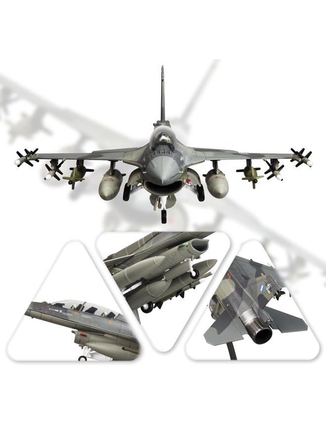 HANGHANG 1/72 F16D Fighter Jet Plane Model Metal Aircraft Model Military Airplane Model Diecast Plane Model for Collection or Gift - Image 2