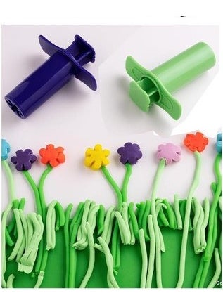 Artlantis قالب طين اللعب مع حقنة 4 قطع 1 عبوة 4 أنواع قالب طين اللعب نشاط روضة الأطفال  - Image 4