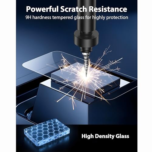 OHAYO Tempered Glass Screen Protector for iPhone 15 and iPhone 16 | 9H Hardness Protective Glass | Full Screen Coverage | Scratch Resistant | HD Clear | Bubble Free Installation | Case Friendly - Image 5