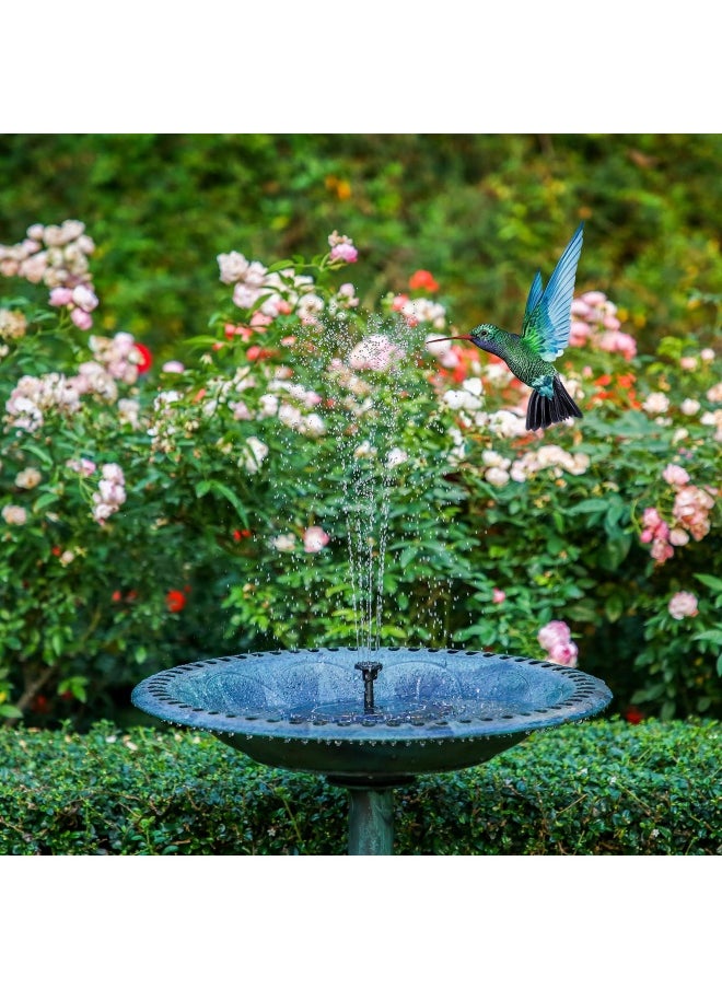 AISITIN - 2.5W Outdoor Floating Solar Fountain Solar Pond Pump And 6 Nozzles For Bird Bath Aquarium Garden Fountain - Image 1
