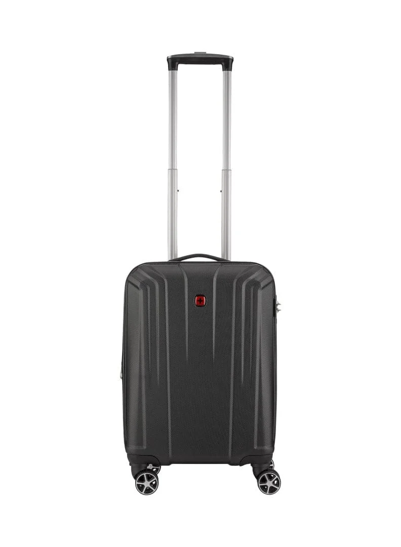 Wenger Destination 3 Piece 55+67+77cm Hardside Expandable Check-In Luggage Trolley Set Black - 612343-2