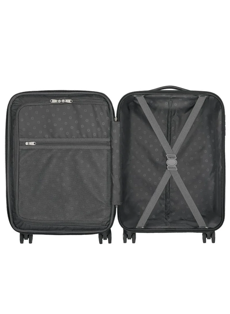 Wenger Destination 3 Piece 55+67+77cm Hardside Expandable Check-In Luggage Trolley Set Black - 612343-2
