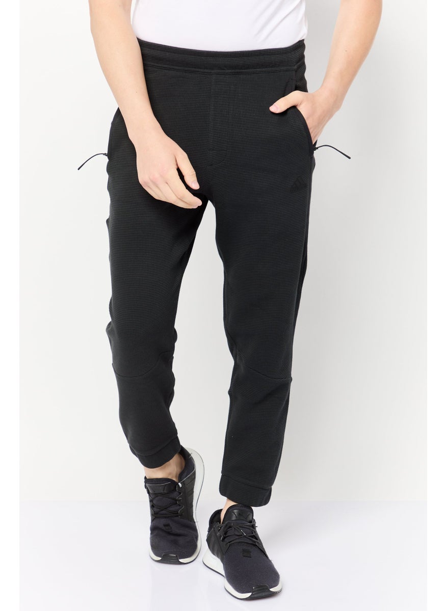 Adidas - Men Regular Fit Outdoor Track Pants, Black - Image 1