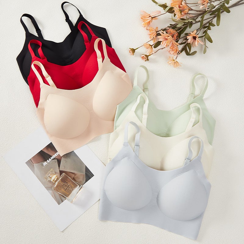 Baby-Skin Soft Cup Bra Supportive Light Breathable lucky red - Image 3