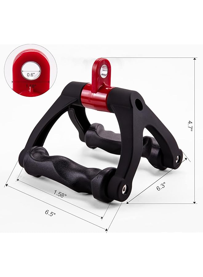 erorex V-Shaped Cable Attachments For Gym, , Lat Pulldown Cable Attachment Handle, Non-Slip And Comfortable Grip, Weight Arm Workouts Fitness Attachments For Home And Gym - Image 3