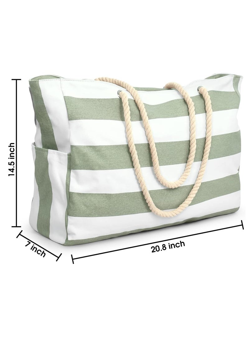 Arabest Beach Bags for Women Large Waterproof Beach Tote Bag Zipper Beach Bags Waterproof Sandproof Swim Pool Bag Large Tote - Image 4