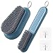 Emsiok 2PCS Heavy Duty Nail Brush for Cleaning Fingernails Blue Fingernail Scrub Brush Durable Stiff Bristles Nail Hand Scrub Brush Toenail Brush Fingernail Brushes for Men Women Mechanics - Image 2