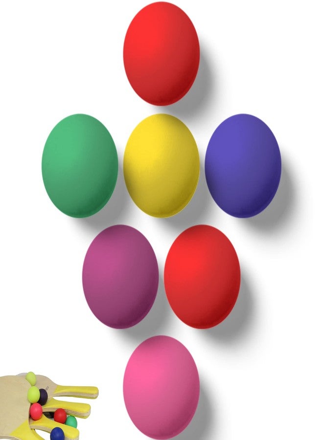 W4W Beach Paddle Ball replacement balls - Extra Balls for Pro Kadima & Smashball Racket (Set of 7 Balls) - Image 1