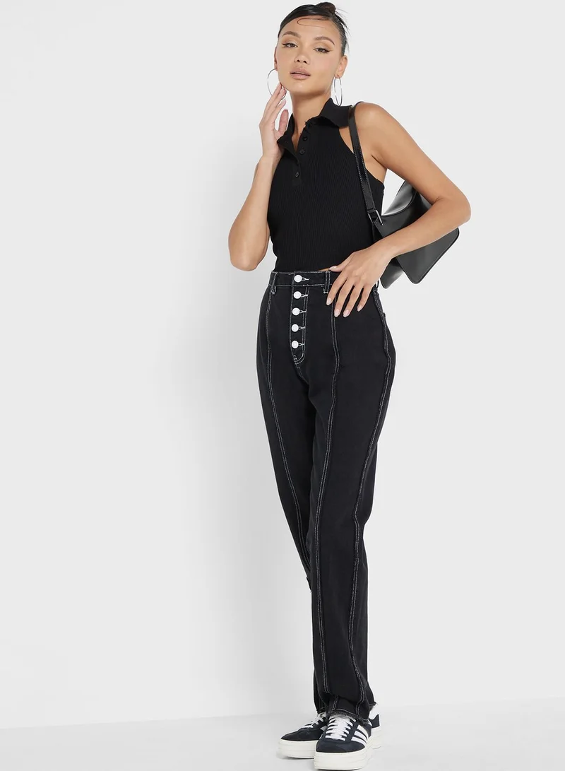 Ginger Polo Halter Neck Top