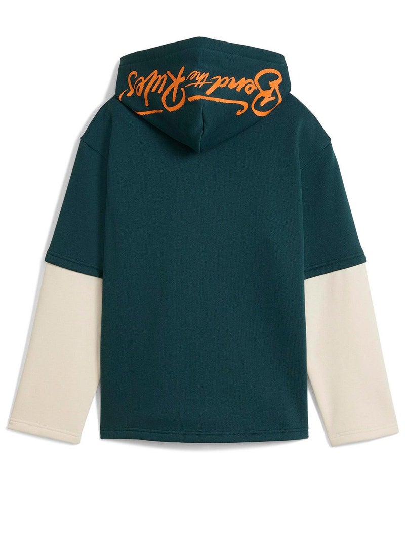 PUMA Mid 90S Layered Hoodie - Image 2