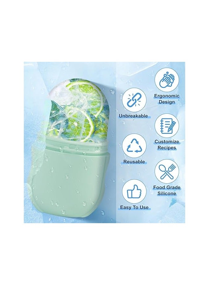 Silicon Ice Roller for Face, Ice Application Roller Mould, for Face Tool Tighten Skin & Eliminate Eye Puffiness, Icing Skincare for Women - Image 2